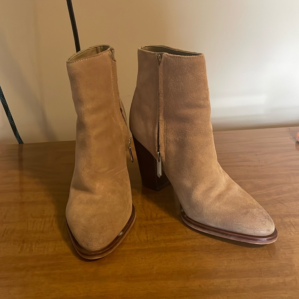 SOLD- Tan booties